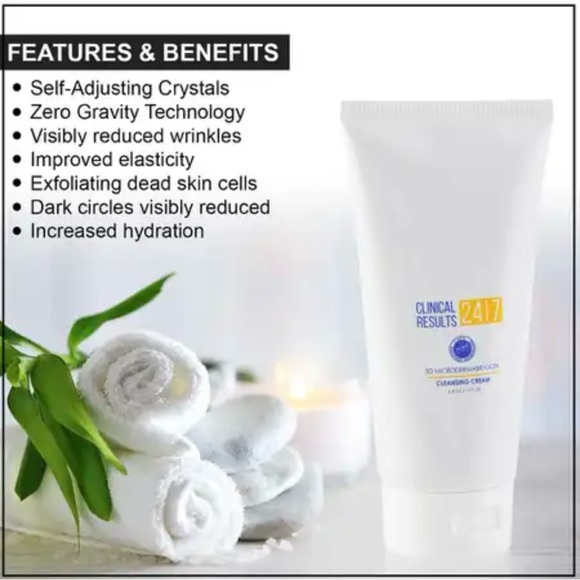 Clinical Results 3D MicroDermabrasion Cleansing Lotion.  NWT - Picture 3 of 5